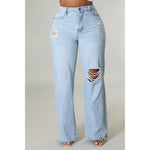 I'm A Lady Wide Leg Jeans - De La Moda NYC