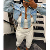Chained to You Denim Crop Jacket - De La Moda NYC